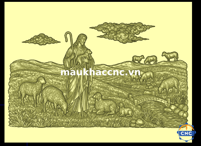 Tranh Công Giáo Mẫu Chúa Nhân Lành