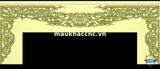 Mẫu cửa võng triện mai cnc 