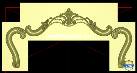 mẫu giường lá tây p87234