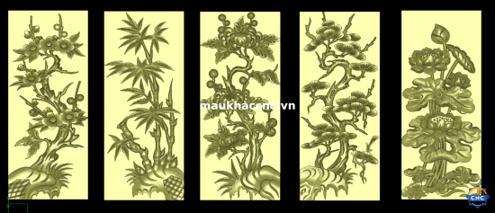 Tứ Quý khảm a7554