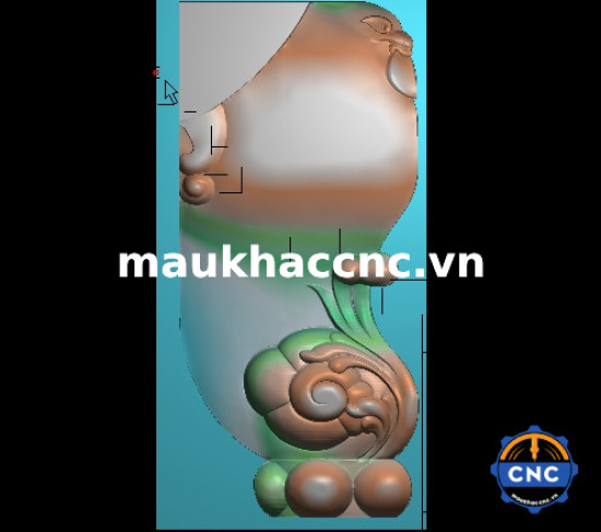 Mẫu chân sập 3 bông cnc