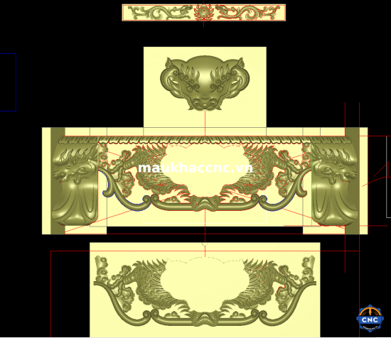 yếm + chân bàn k4