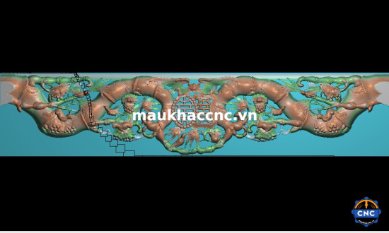 Mẫu cnc vai tiền sập trúc, mẫu jdp vai tiền sập trúc, đã sửa, đục nét