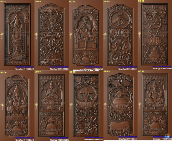 Combo 10 mẫu Cửa đẹp ms53
