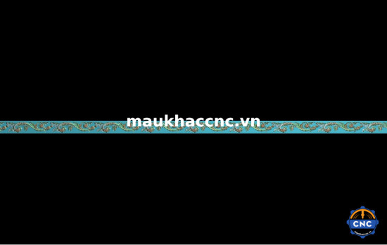 Mẫu phào chỉ lá tây cnc đẹp