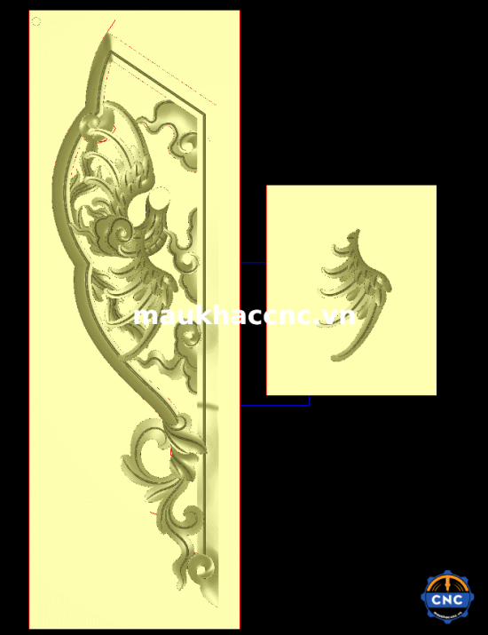 hông vách chắp p7442