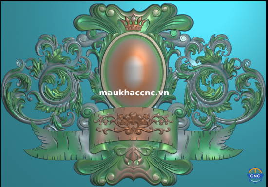 Phù Điêu Hoa Lá Tây 6448