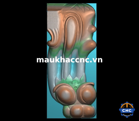 Mẫu chân sập cây cổ cnc đẹp thiết kế jdp