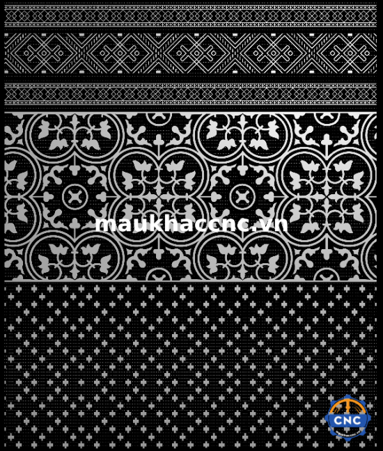 mẫu vách deco p833