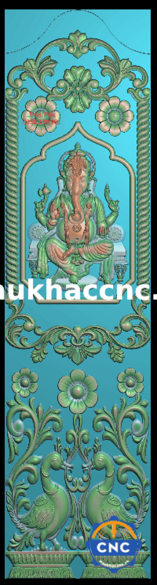 ván cửa căm phật giáo kj12