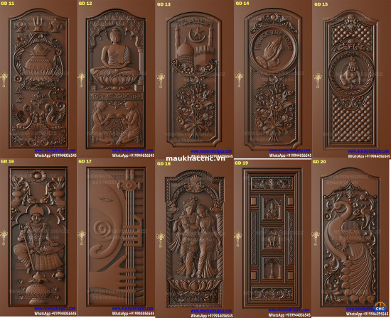 Combo 10 mẫu Cửa đẹp ms54