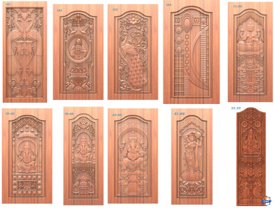 Combo 10 mẫu Cửa đẹp ms17
