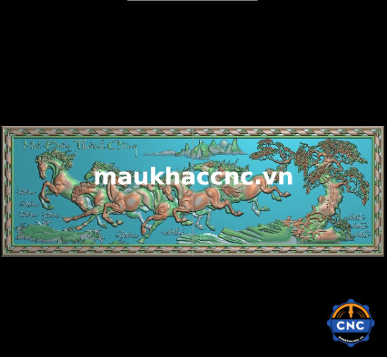 File tranh 3d bát mã