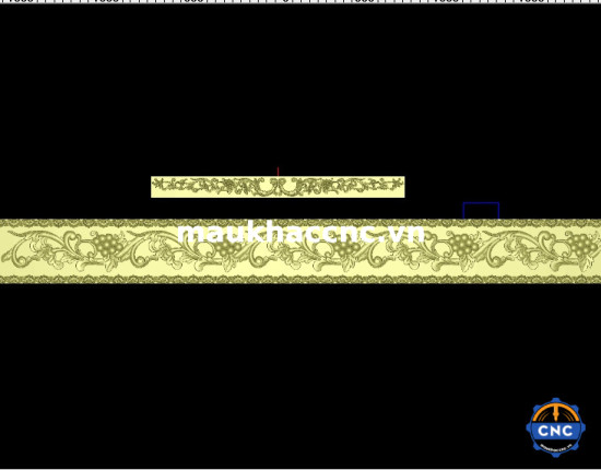 Mẫu phào dây nho cnc