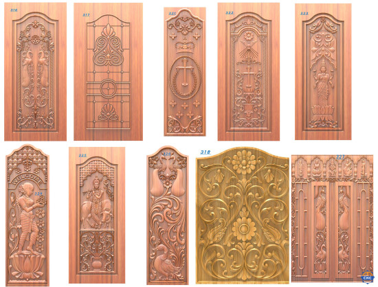 Combo 10 mẫu Cửa đẹp ms28