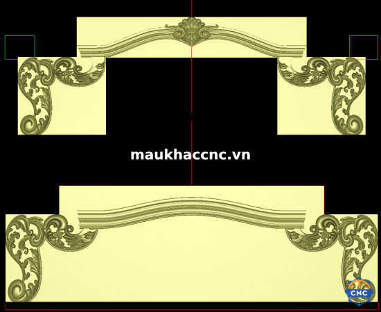 mẫu giường lá tây p92734