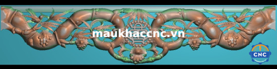 Mẫu cnc vai ngang sập trúc đẹp, mẫu scan đã sửa