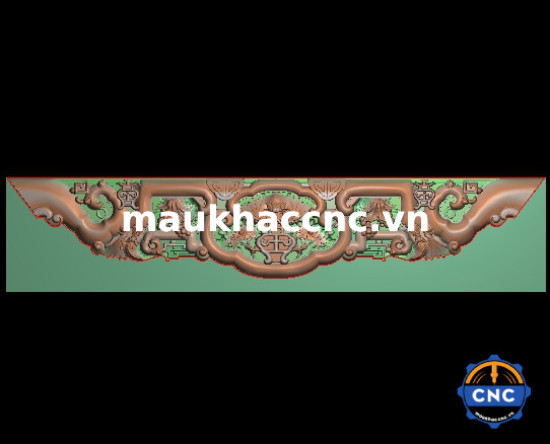 Mẫu vai ngang sập nho hoàn chỉnh