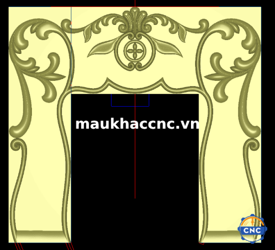 mẫu hoa lá tây đơn giản p0034