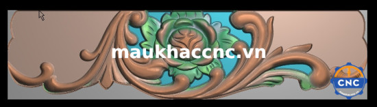 Mẫu bệ tủ hoa hồng cnc