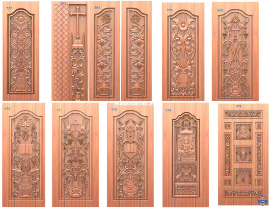 Combo 10 mẫu Cửa đẹp ms37