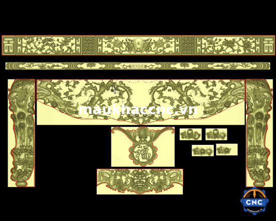 Bộ án gian mai thờ đẹp