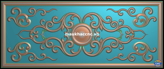 mẫu hoa lá tây đơn giản p8424