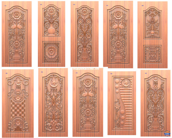 Combo 10 mẫu Cửa đẹp ms38