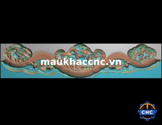 Vai sập 3 bông cnc đẹp