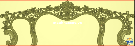 mẫu giường lá tây p8674