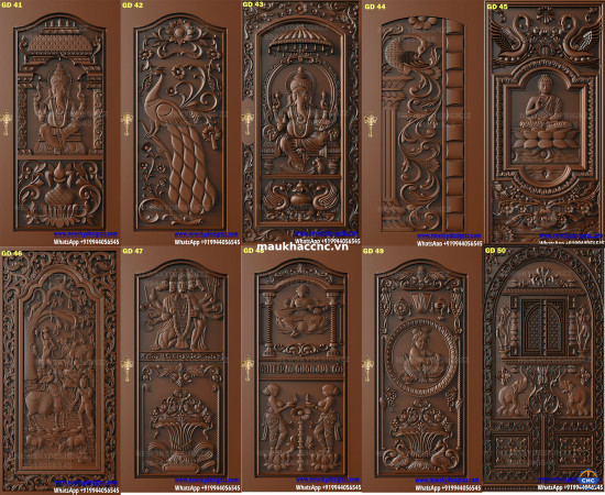 Combo 10 mẫu Cửa đẹp ms57