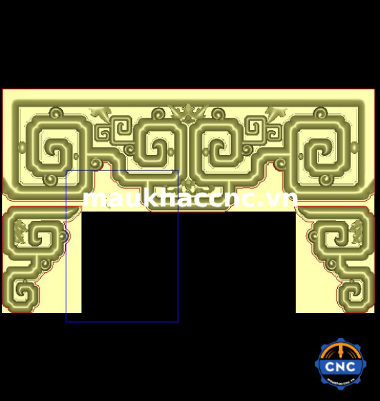 File dạ ngang bàn thờ cnc đẹp