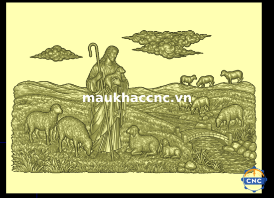 Tranh Công Giáo Mẫu Chúa Nhân Lành