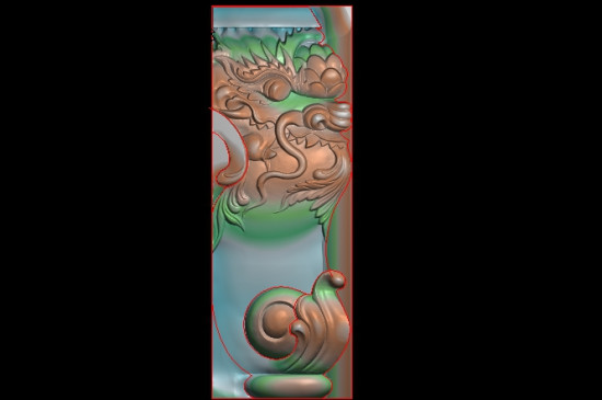 Mẫu chân bàn thờ đầu lân